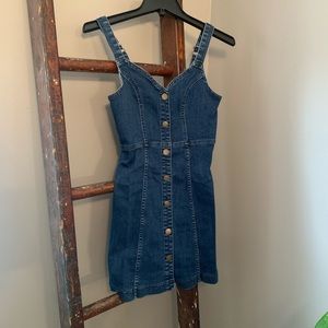Urban Outfitters Jean Button Up Dress